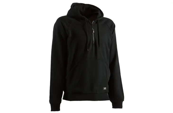 Berne Quarter-Zip Hooded Sweatshirt - Mens